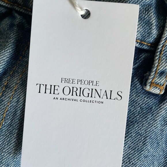 ONE OF ONE FROM FREE PEOPLE ARCHIVES! The Originals Patchwork Denim Pants 30" - Picture 8 of 13